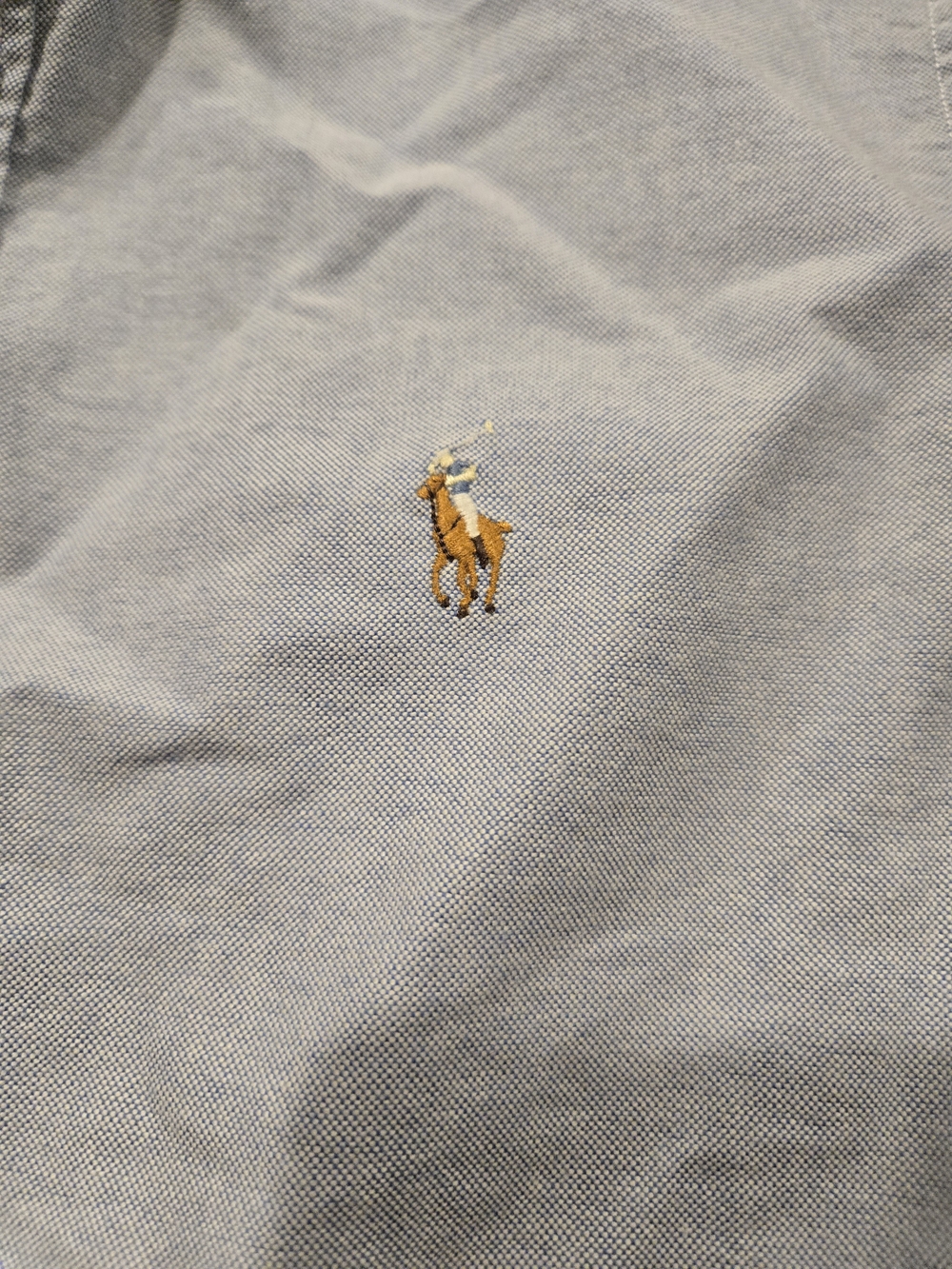 Ralph Lauren Light Blue Sleeveless Button-Down Tank - Picture 2 of 3
